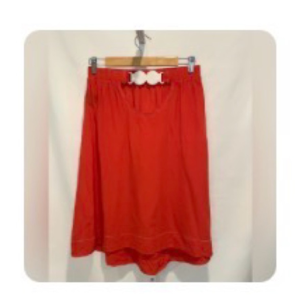 Marc by‎ Marc Jacobs Coral Orange 100% Silk Bathing Suit Cover Up- Size Small